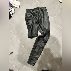 Leather leggings
